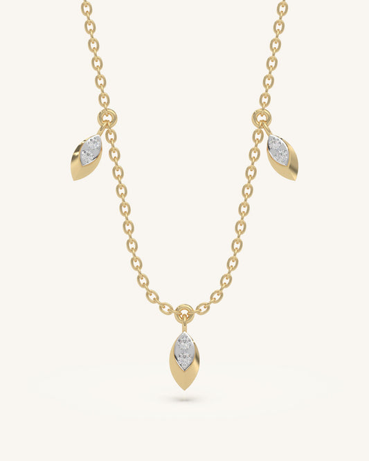 Leaf Drop Necklace