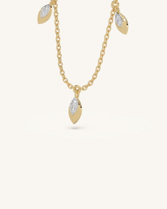 Leaf Drop Necklace