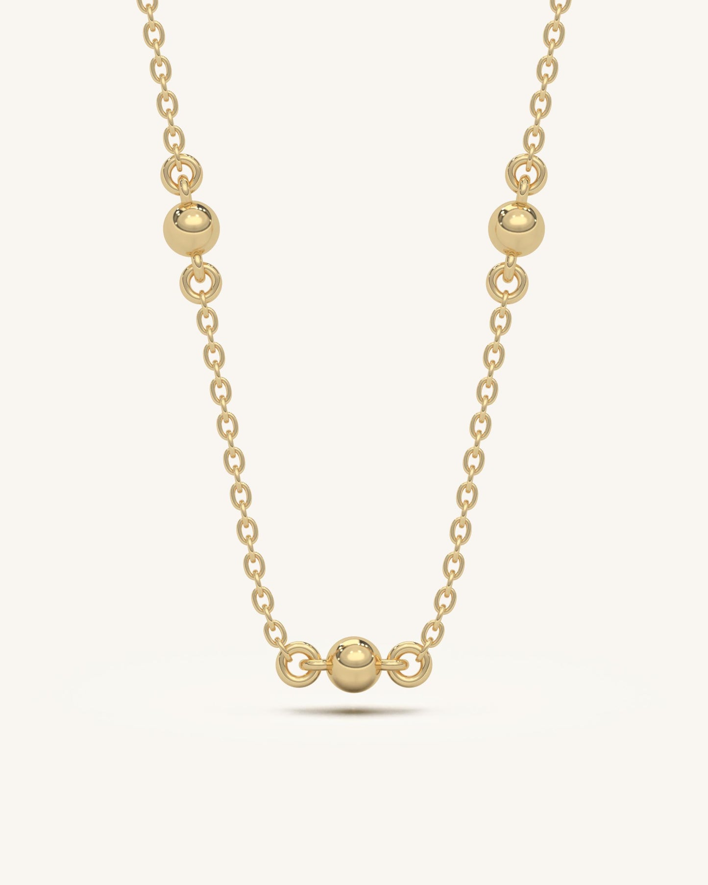 Beaded Link Necklace