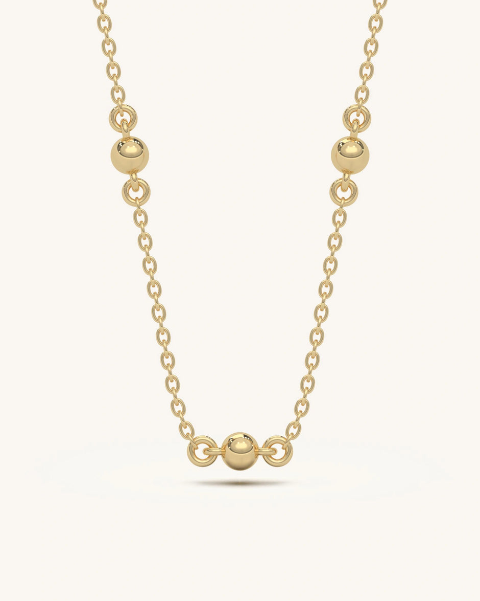  long-beaded necklace 