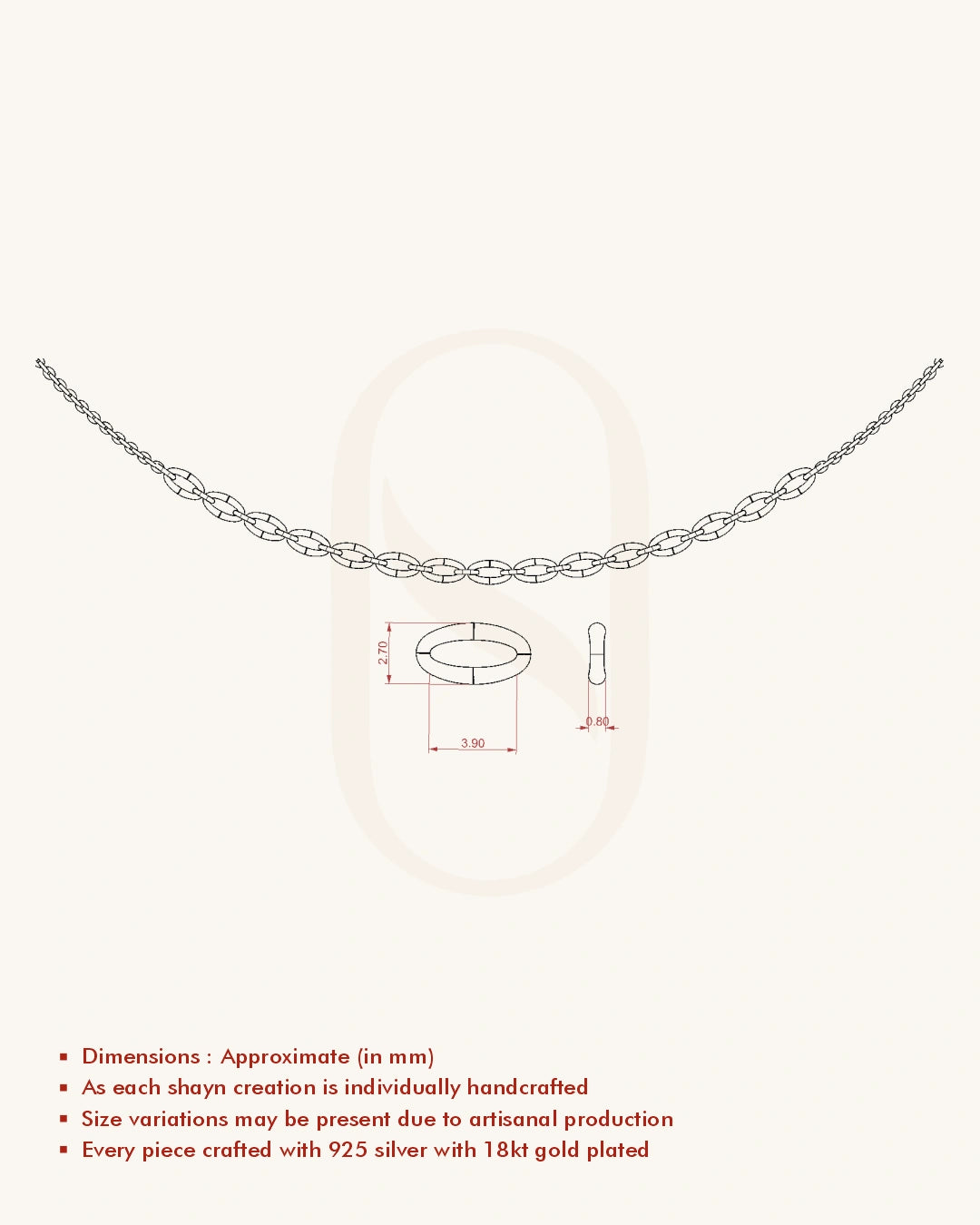 Oval Link Chain