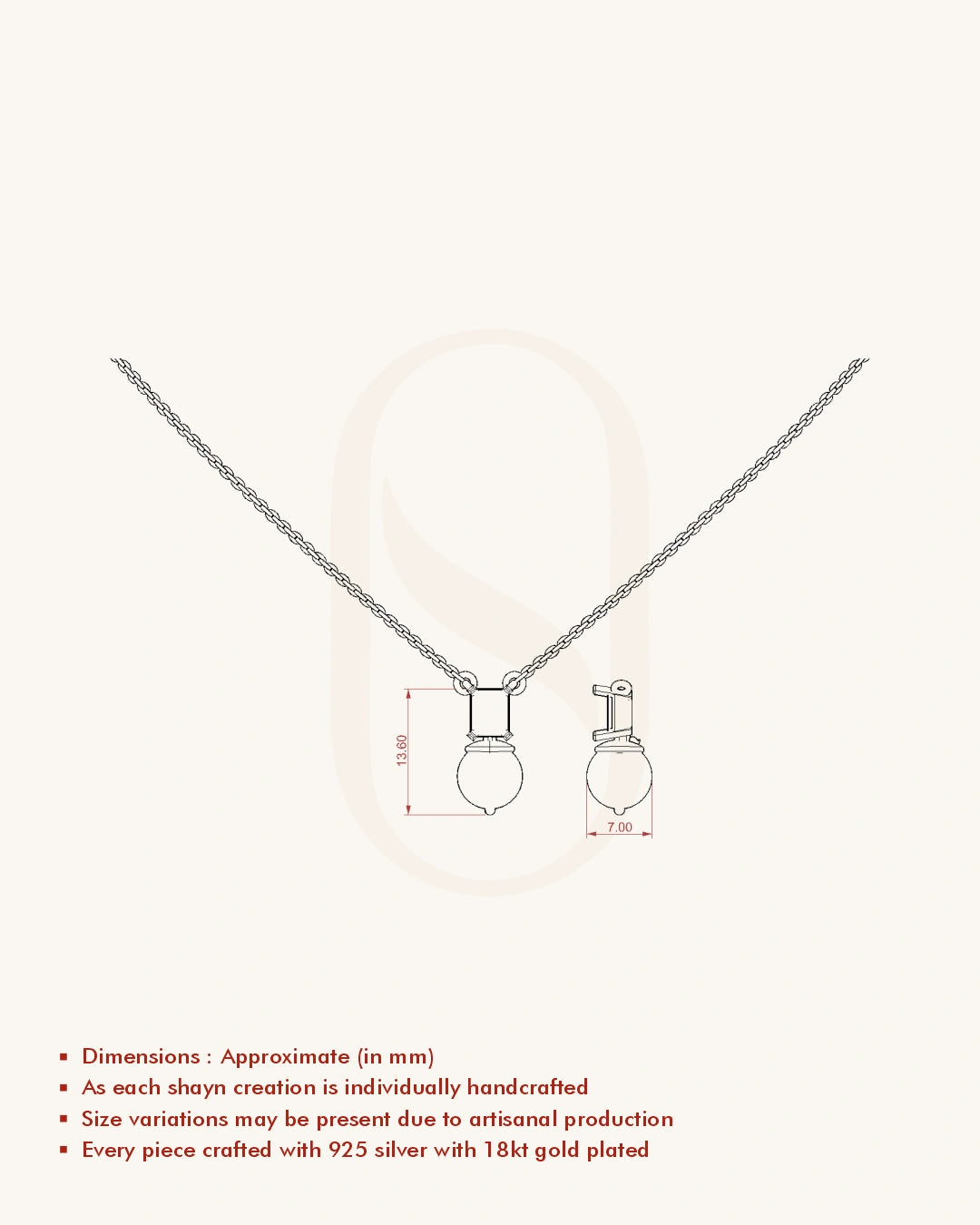 Golden Drop Necklace