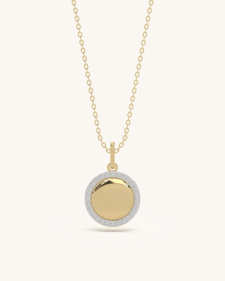 Rakshabandhan gift for sister 925 silver 18KT gold vermeil engraved pendant