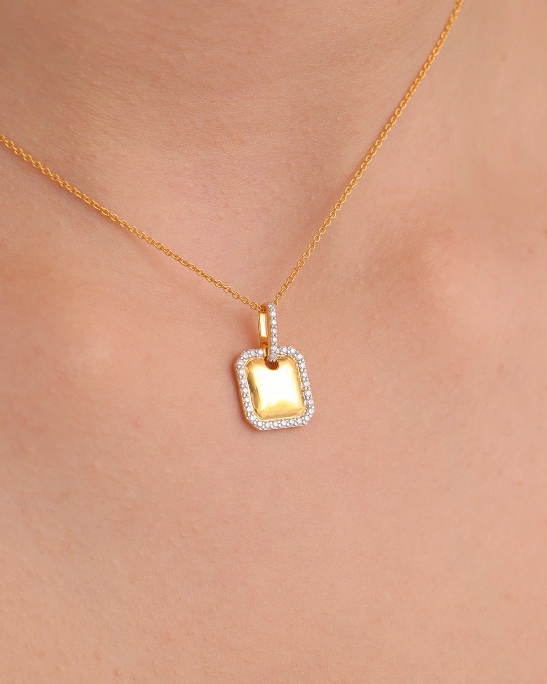 Modern Frame Necklace