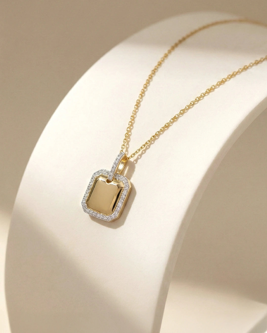 Modern Frame Necklace