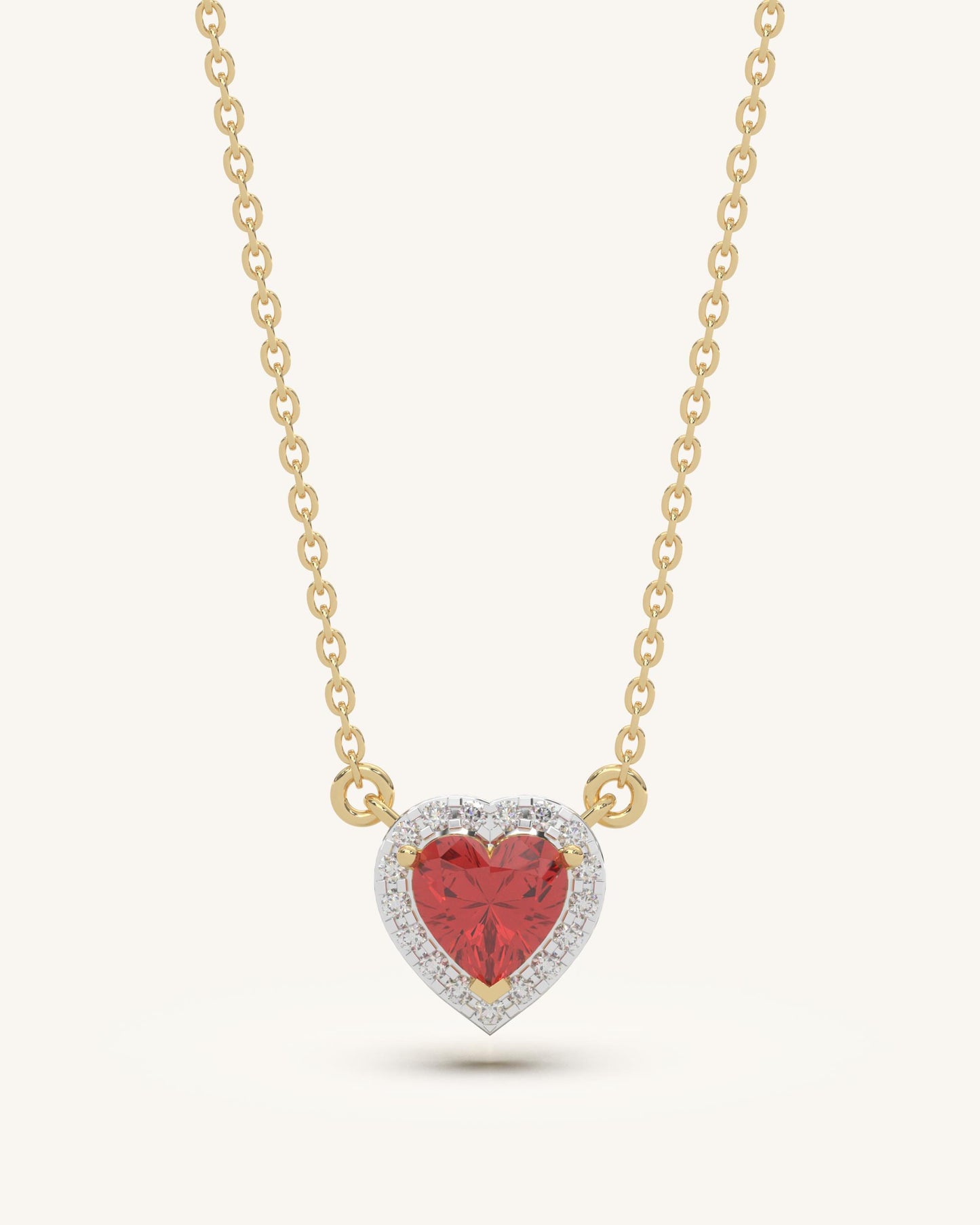 Heart Halo Necklace