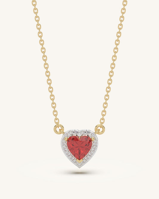 Heart Halo Necklace
