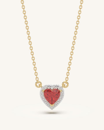 Heart Halo Necklace