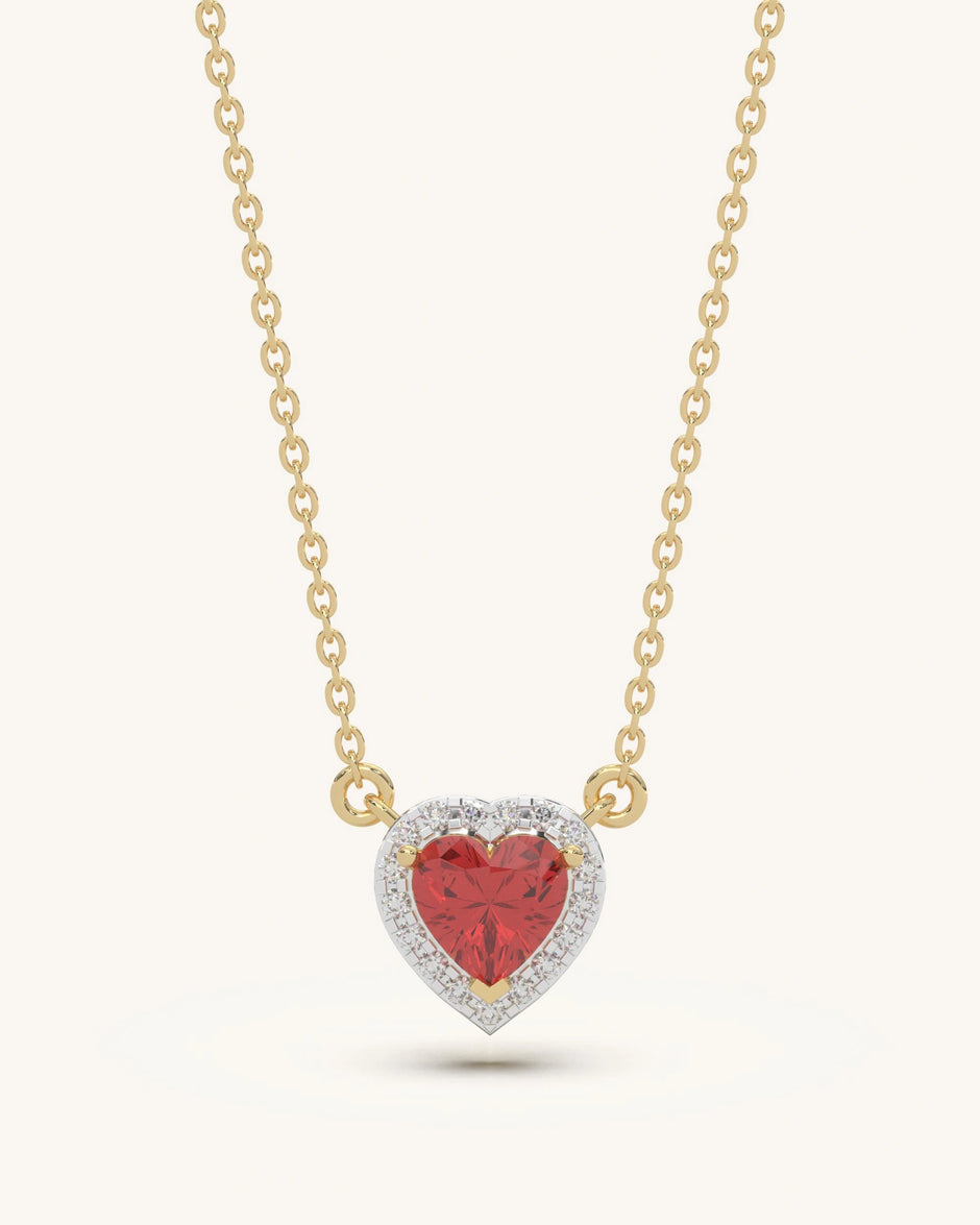  heart pendant necklace 