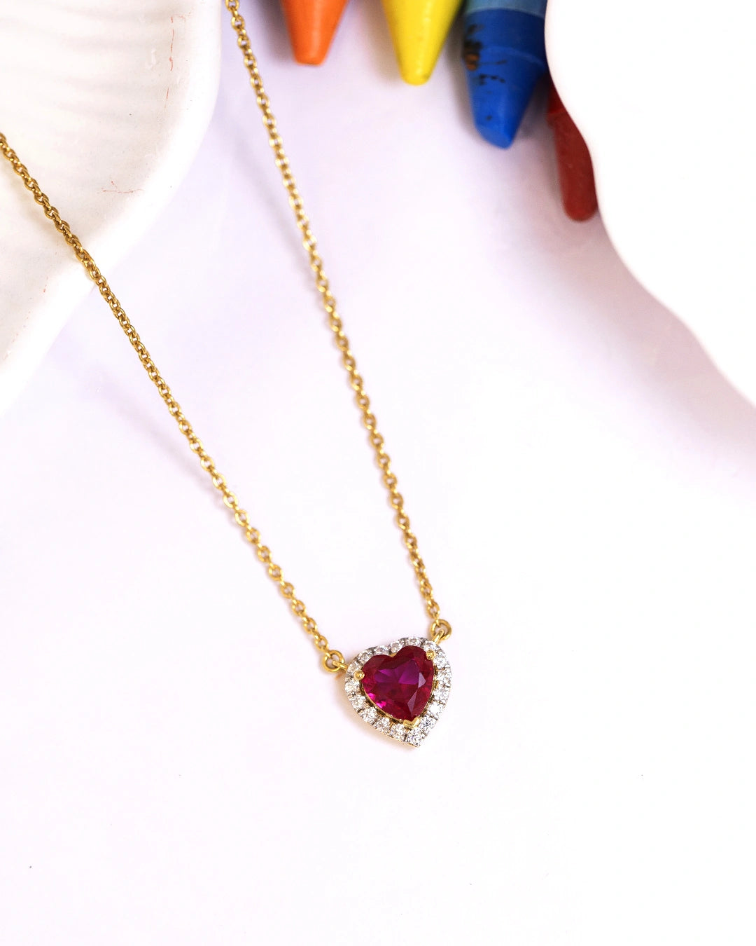 Heart Halo Necklace