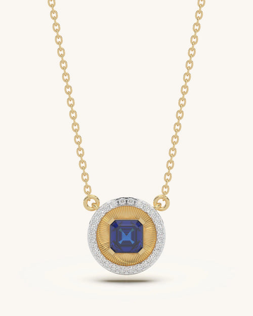 blue stone necklace