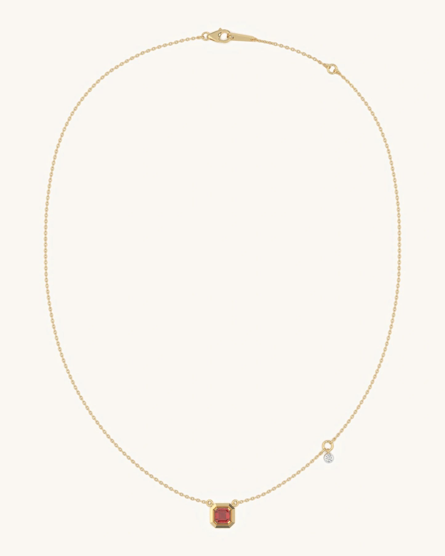 Ruby Accent Necklace