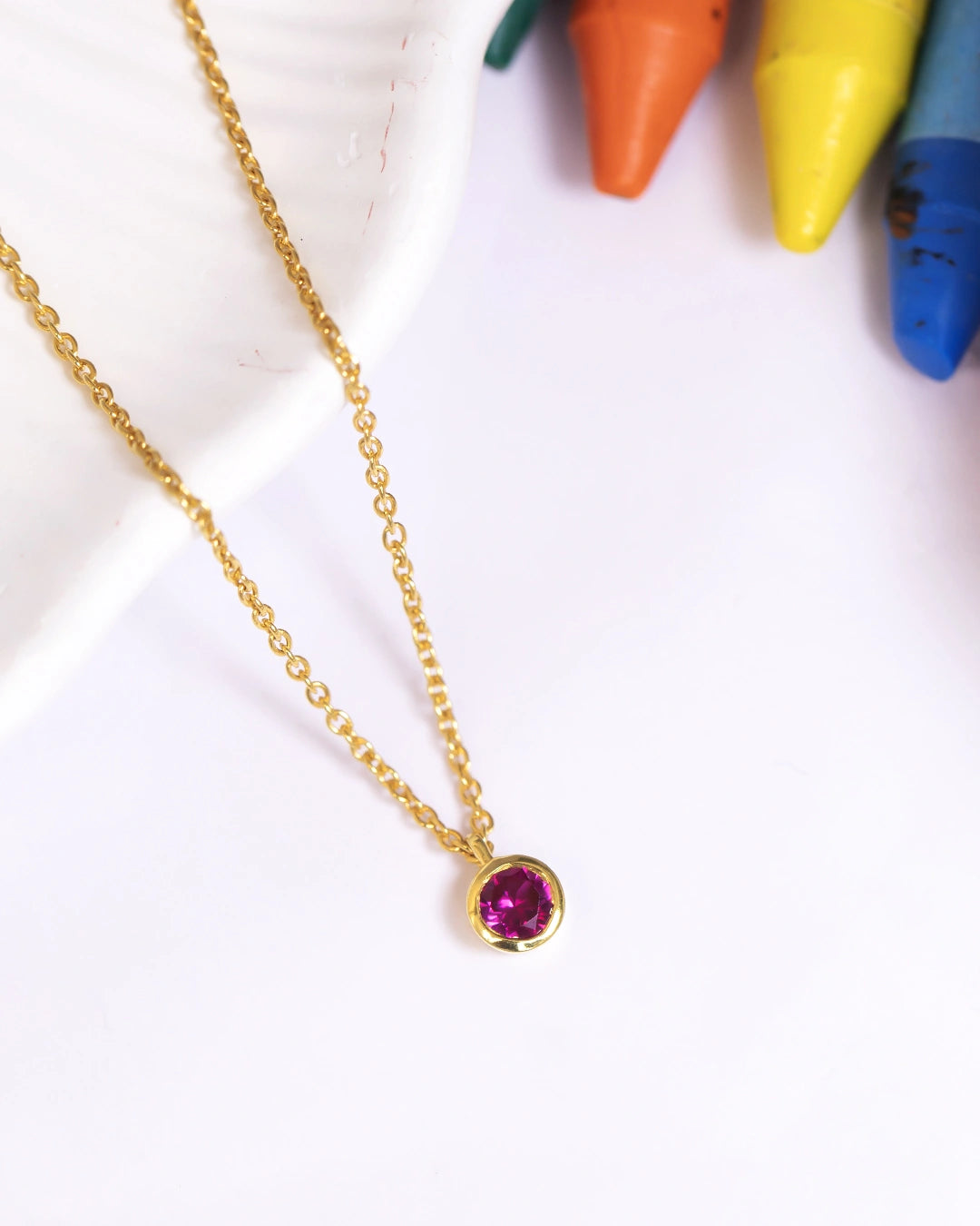 Petite Ruby Necklace