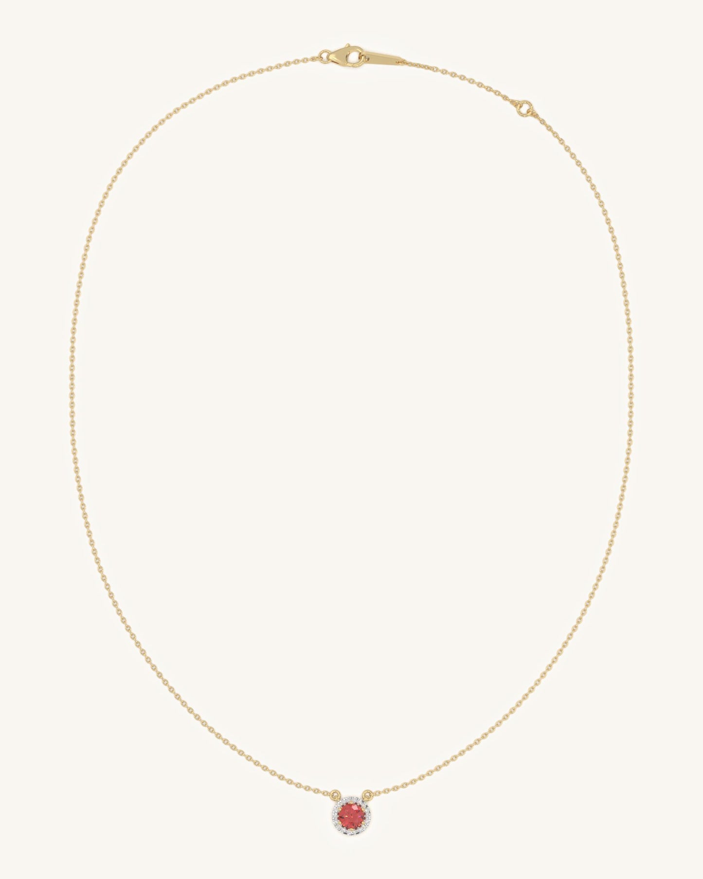 Halo Green Necklace