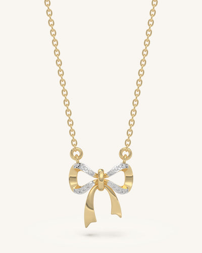 bow necklace