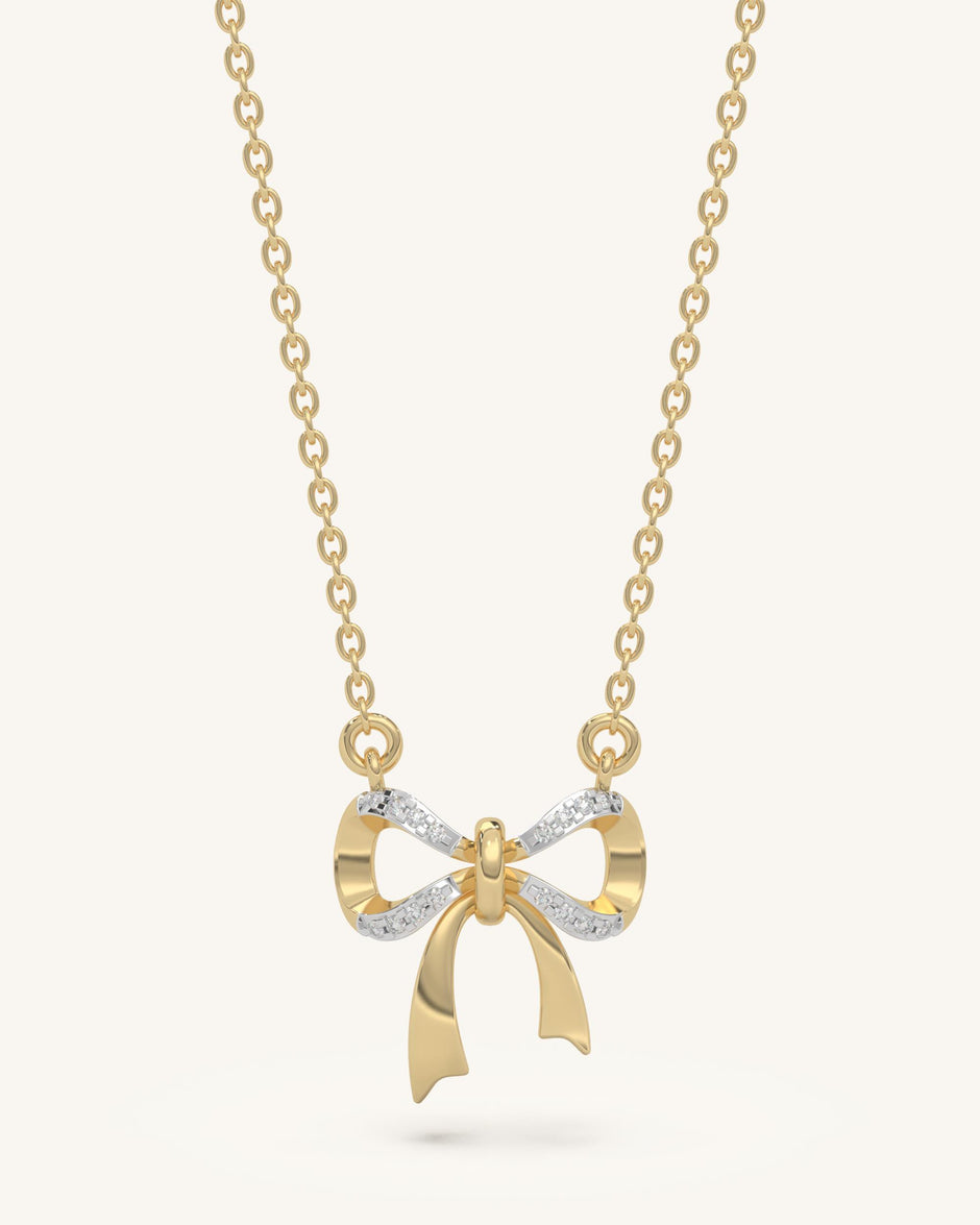 bow necklace