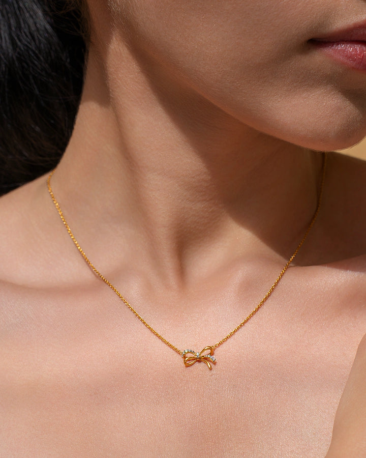 Ribbon Wrap Necklace