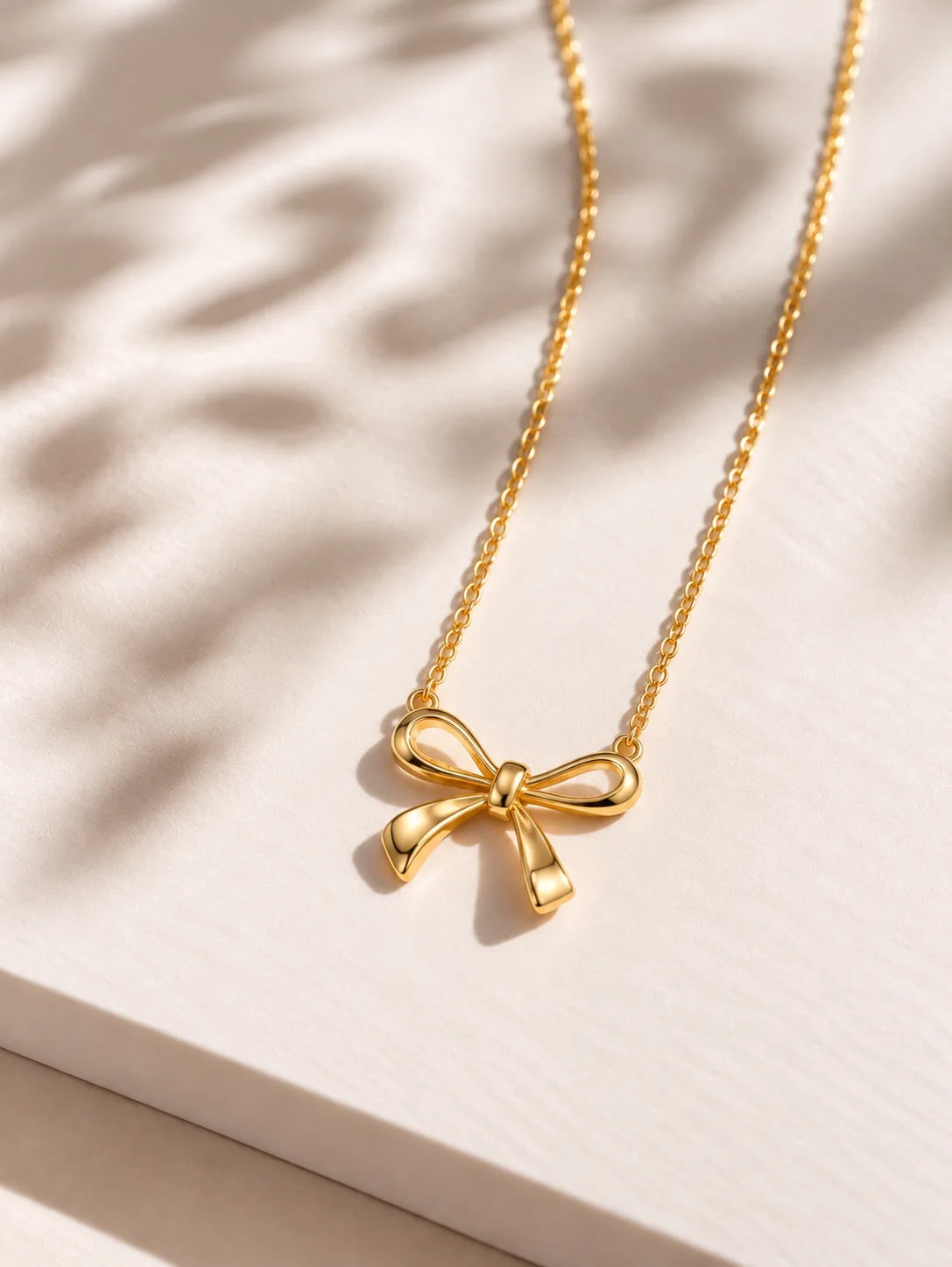 Mini Gold Vermeil Sterling Silver Bow