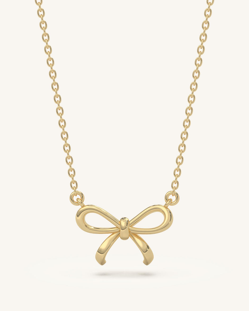  bow necklace 