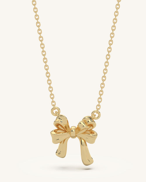  bow necklace 
