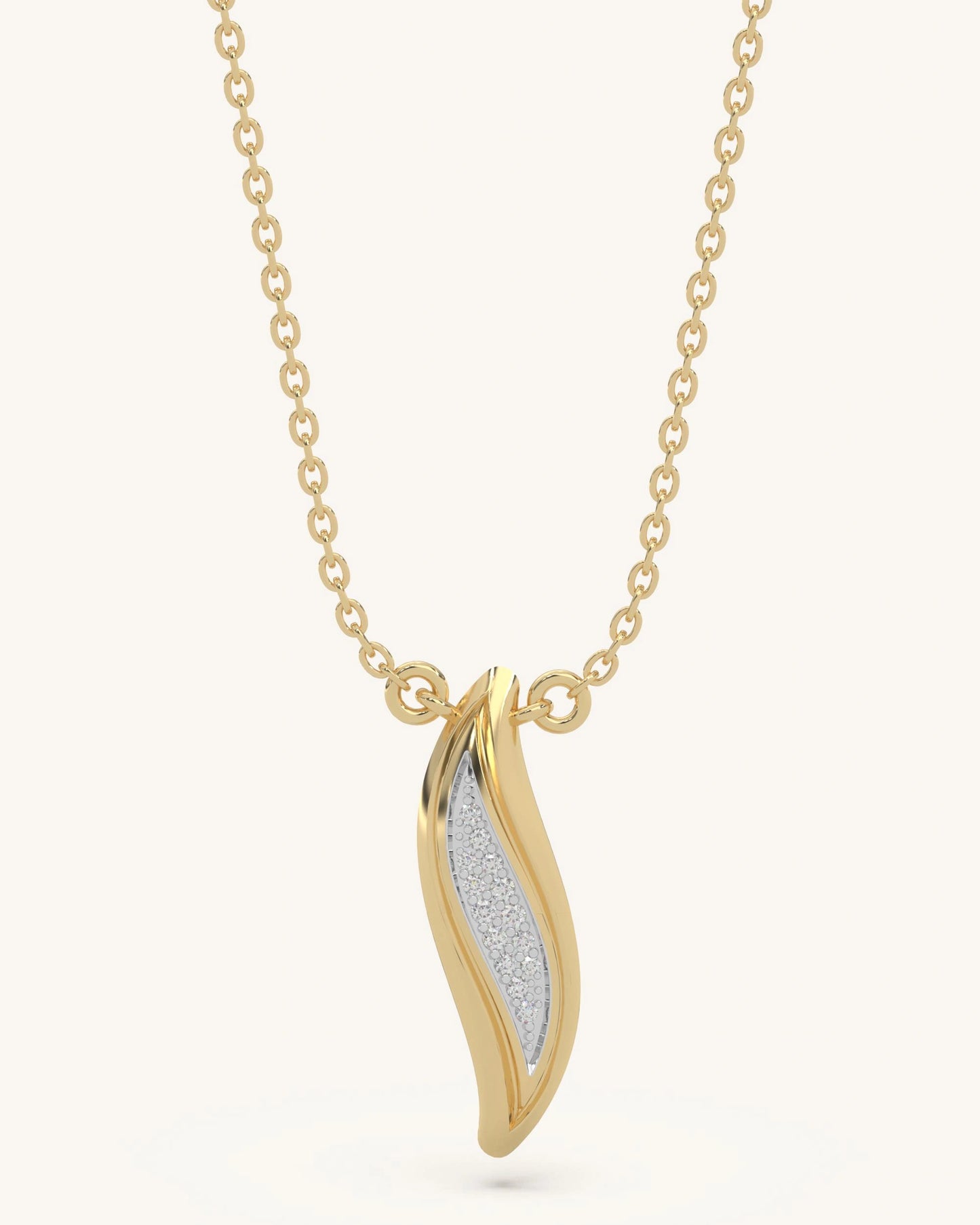 Leaf Curve Pendant