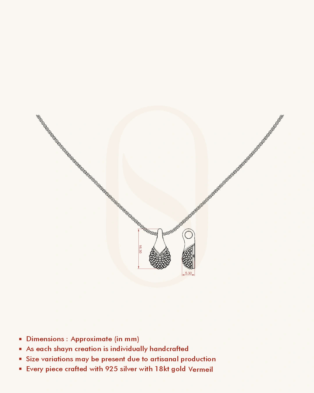 Glossy Drop Pendant