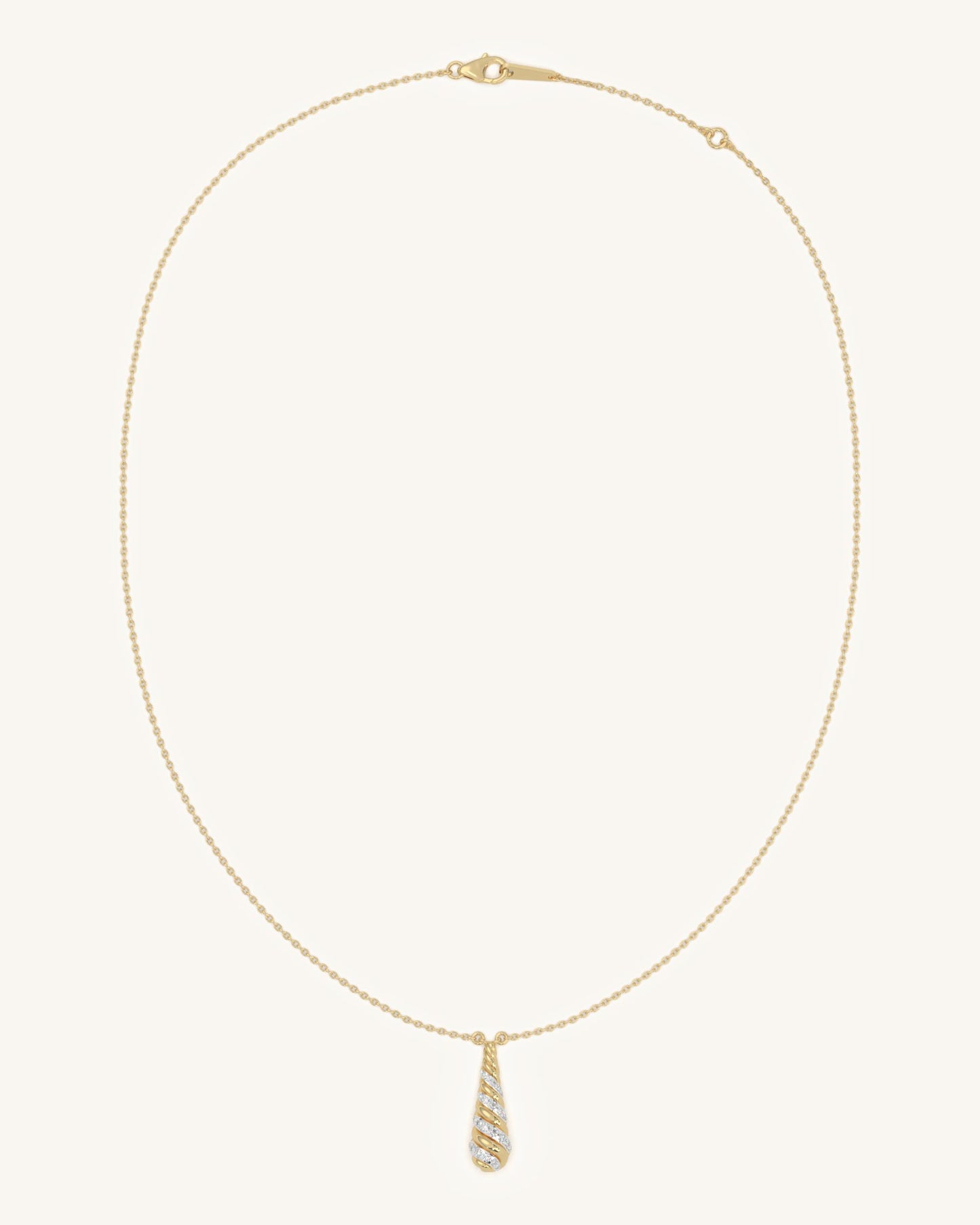 Twist Drop Necklace