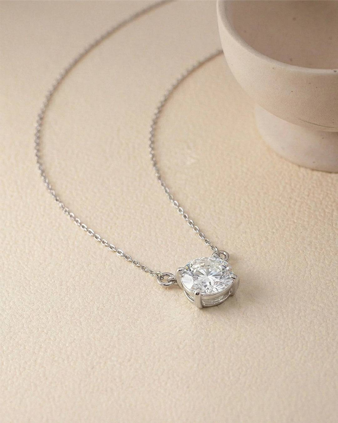 Classic Solitaire Necklace