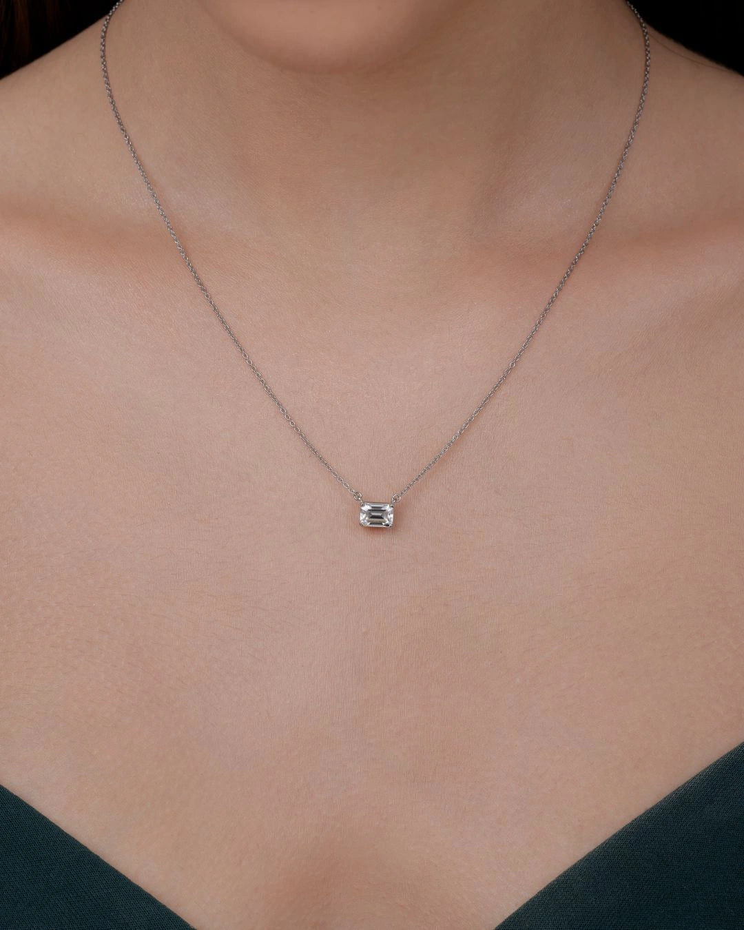 Emerald Cut Solitaire