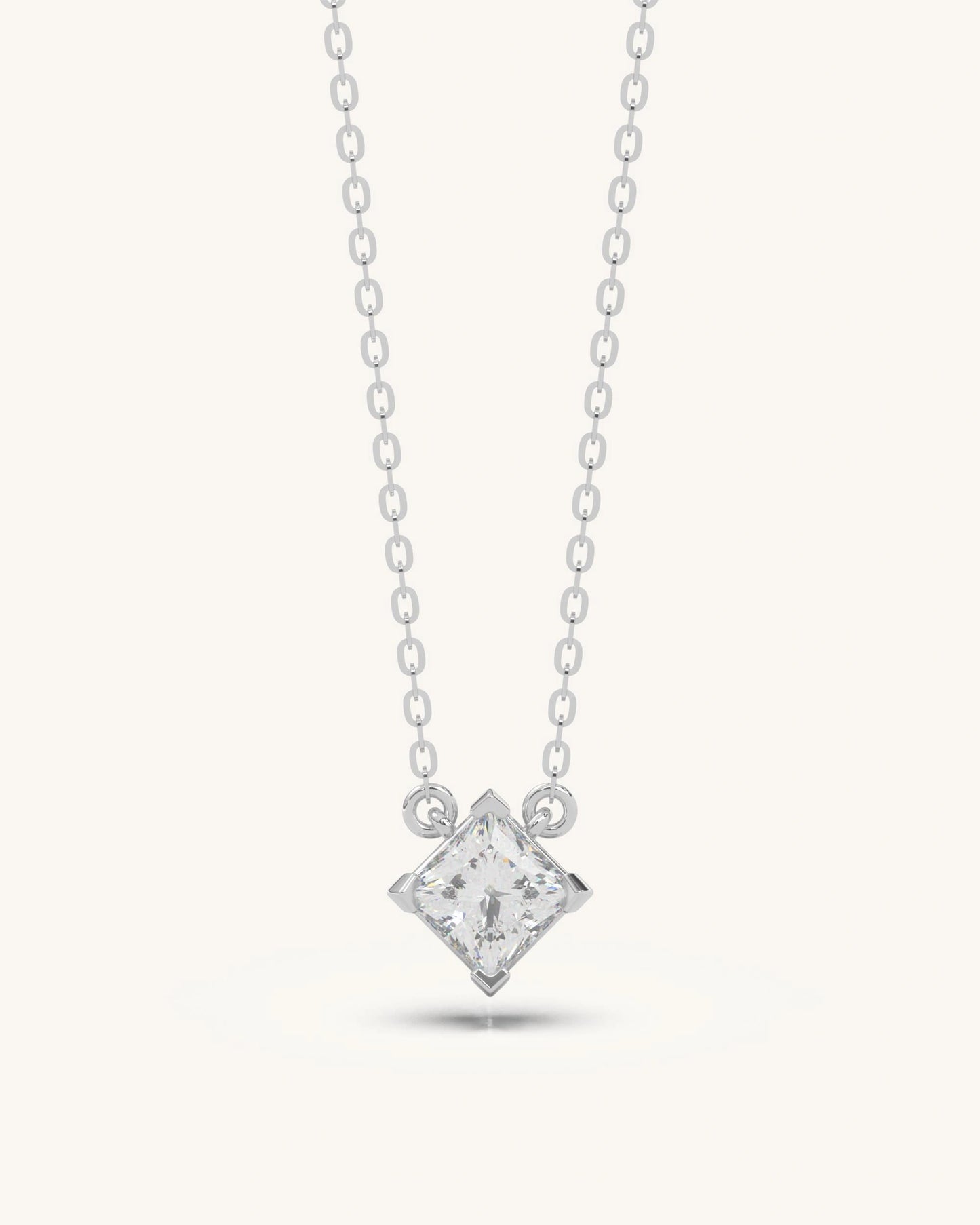 Princess Cut Necklace