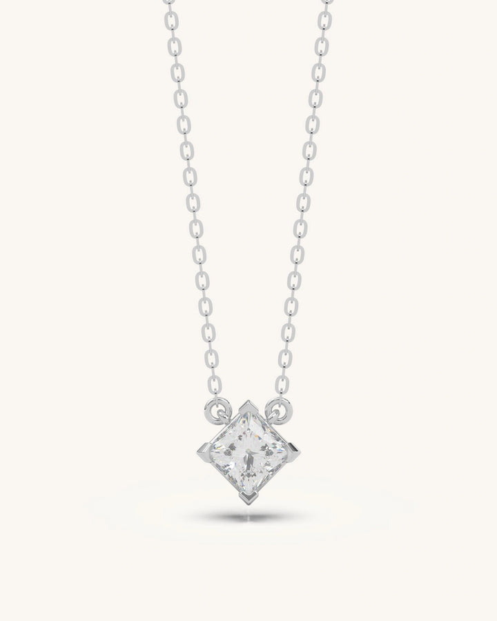 Princess Cut Necklace