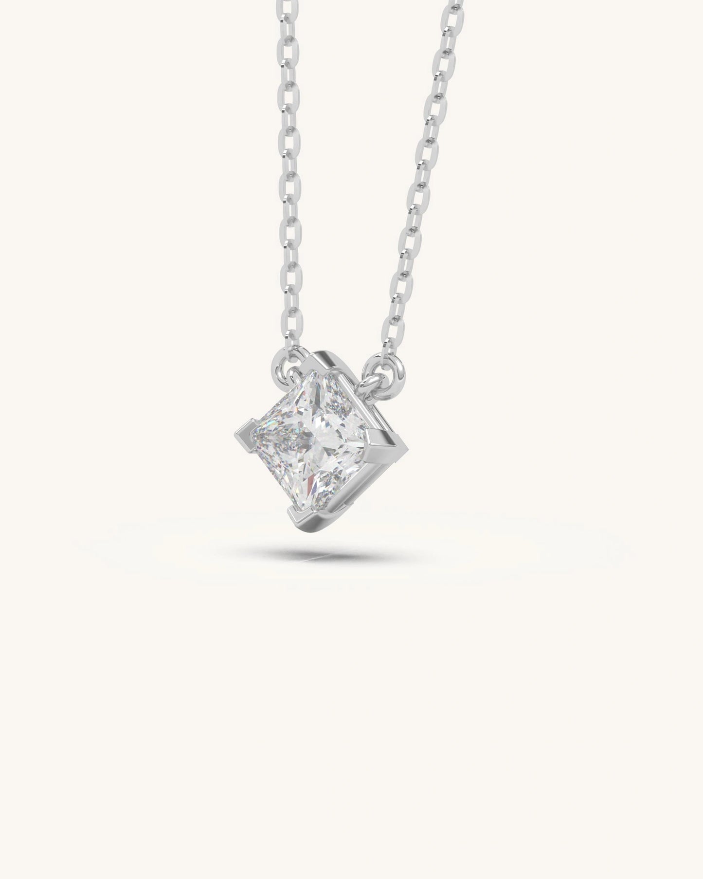 Princess Cut Necklace