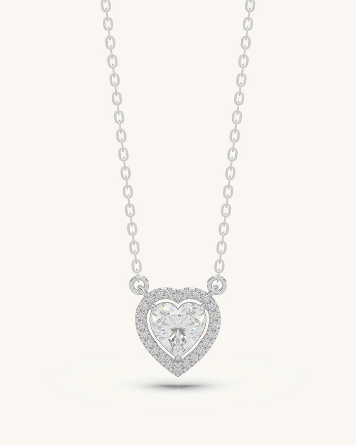 Heart Halo Necklace