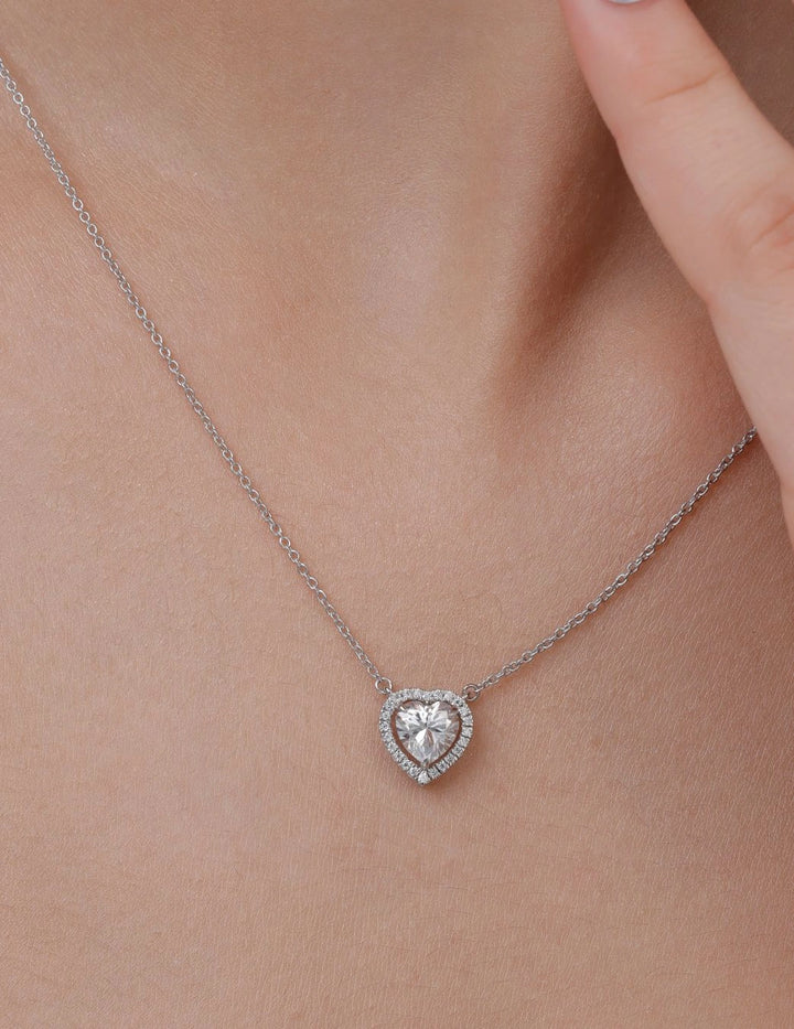 Heart Halo Necklace