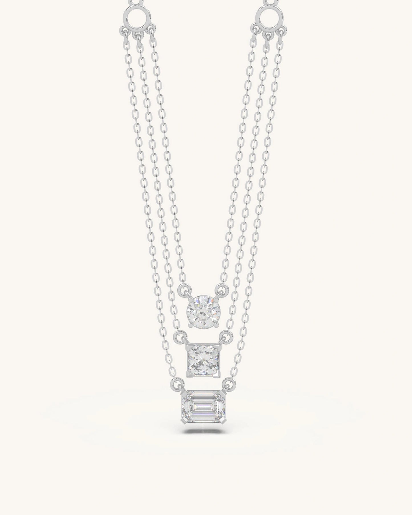 Multi-Cut Layered Necklace