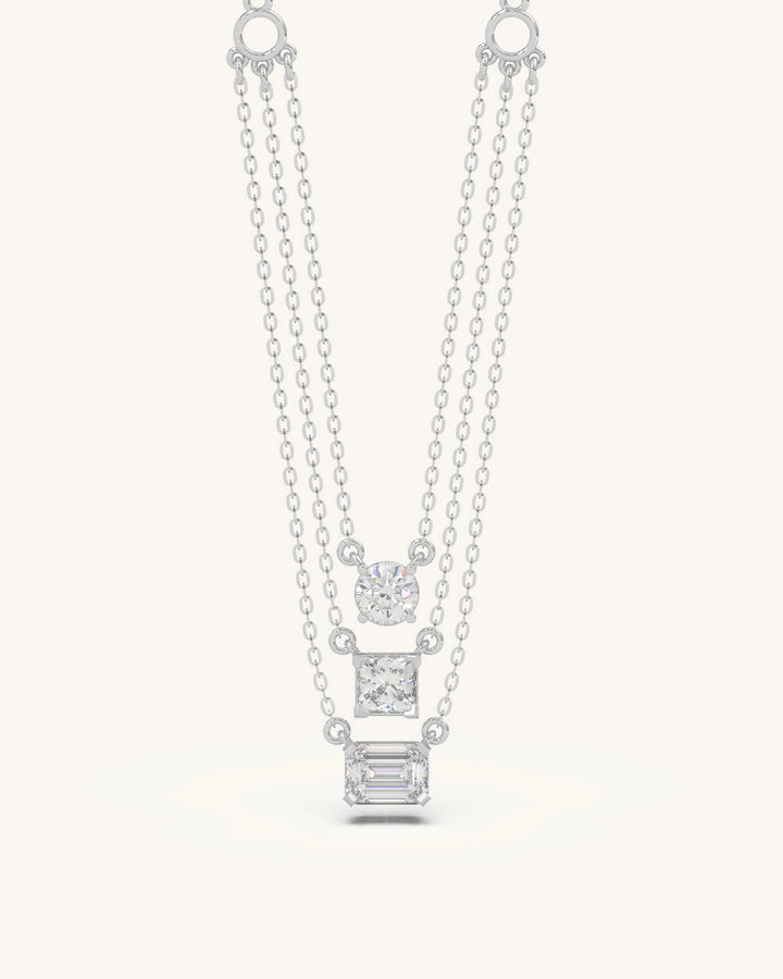 Multi-Cut Layered Necklace