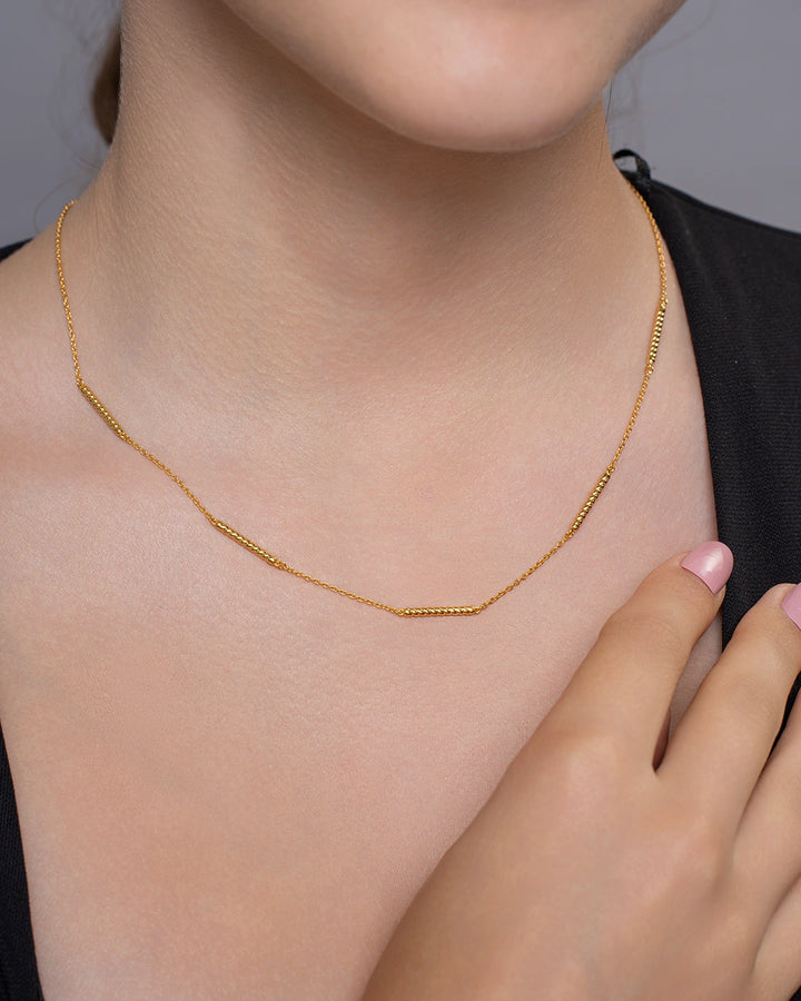 Textured Gold Chain