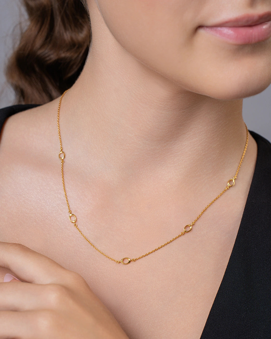 Inifinity Chain Infinity Necklace – 18KT Gold Vermeil Sterling Silver Chain – SHAYN