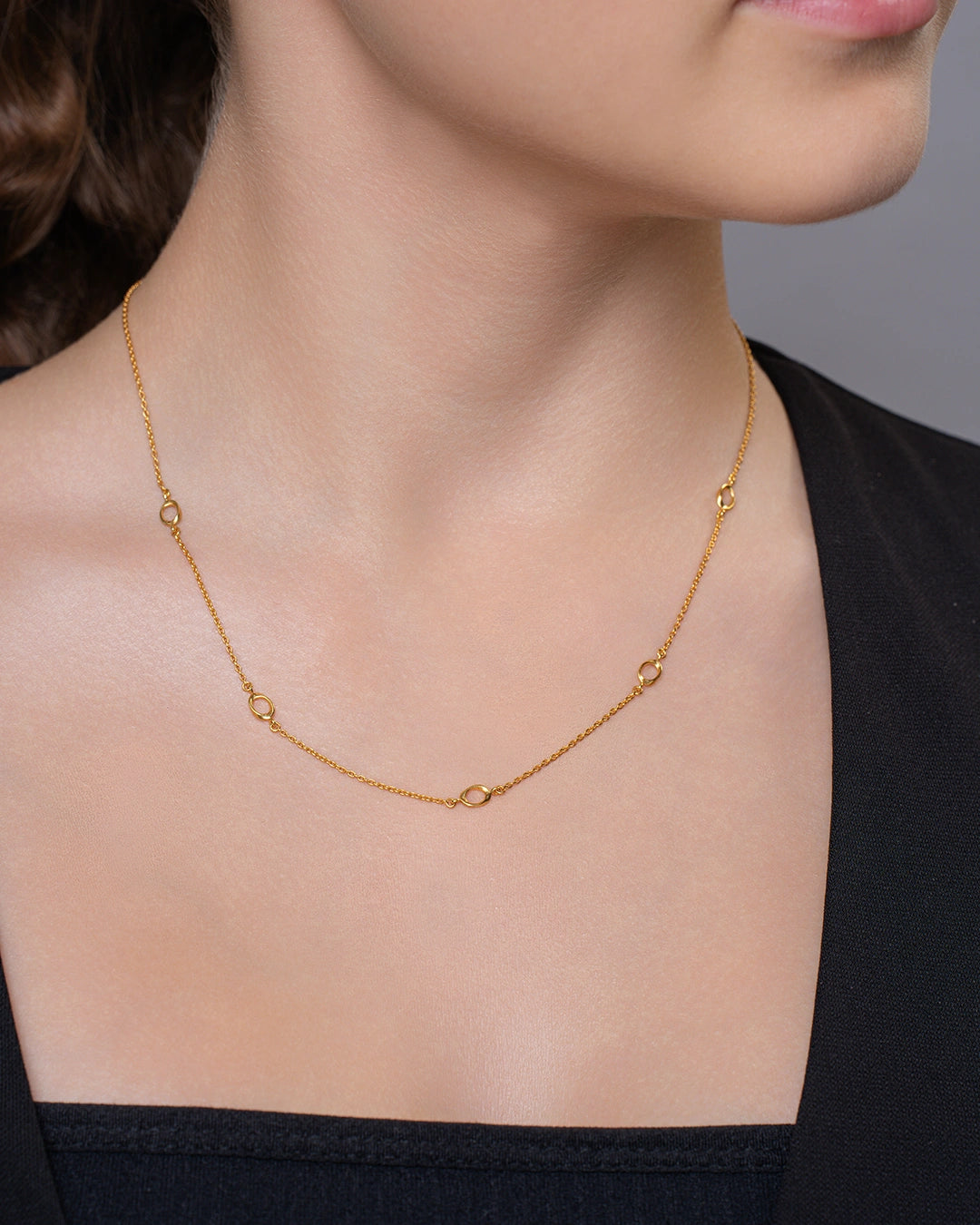 Inifinity Chain Infinity Necklace – 18KT Gold Vermeil Sterling Silver Chain – SHAYN