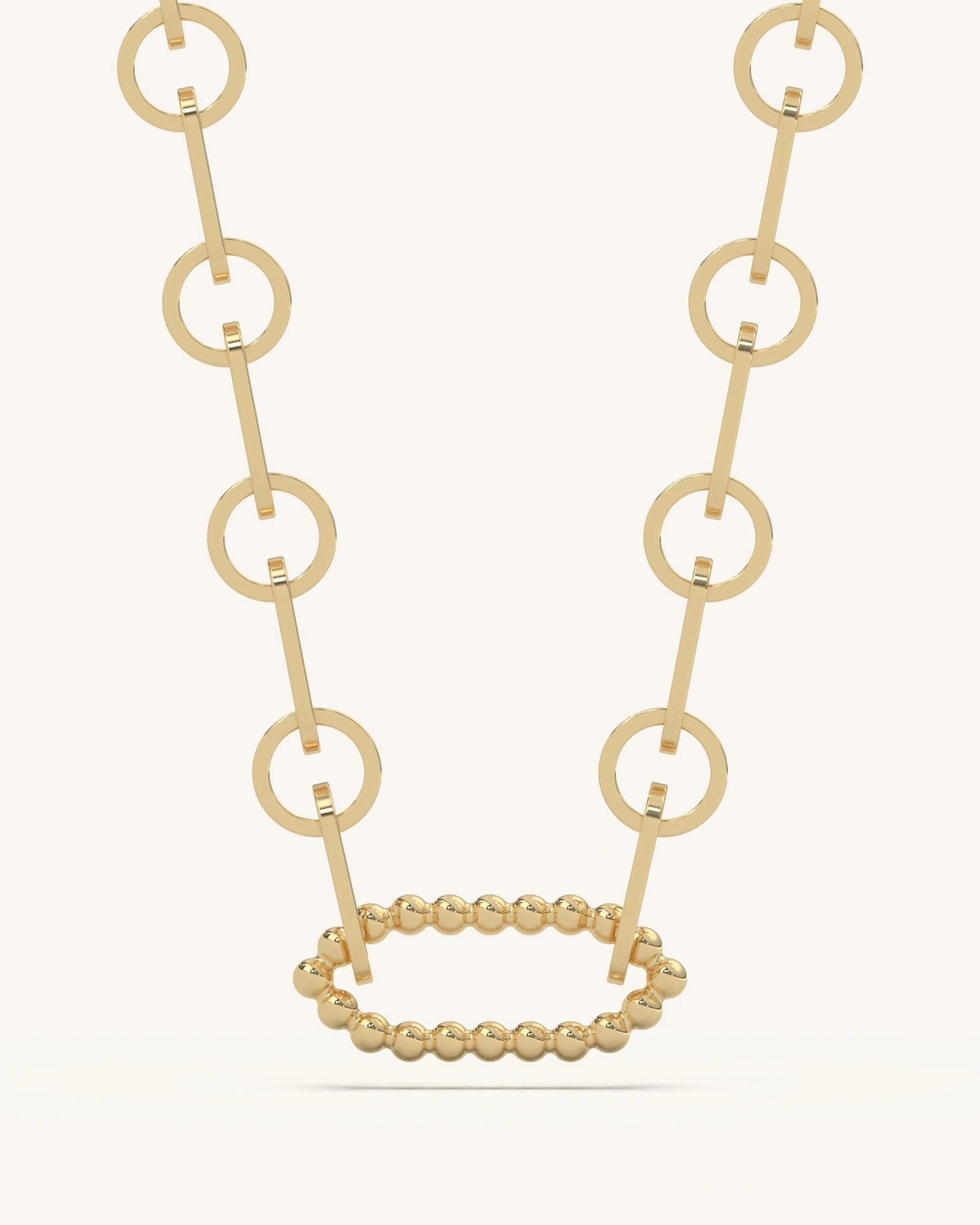 Beaded Circle Necklace