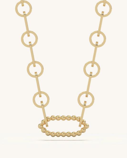 Beaded Circle Necklace