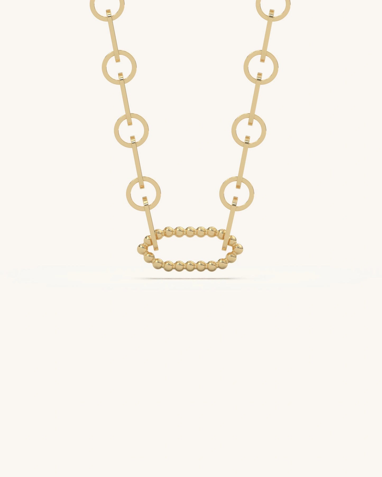 Beaded Circle Necklace
