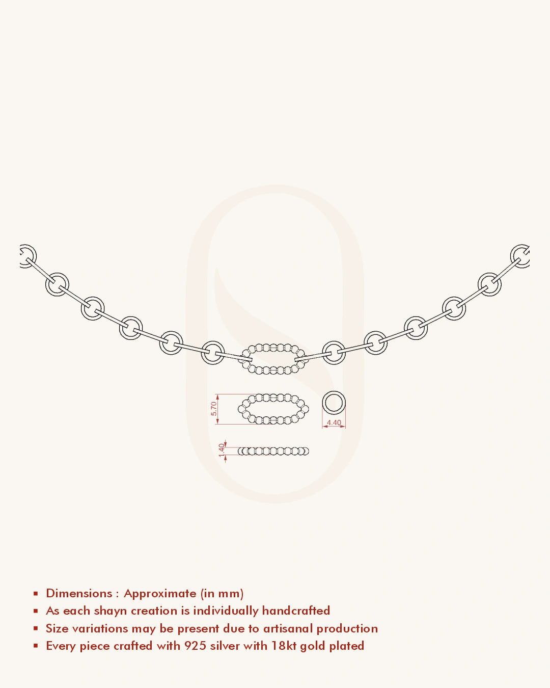 Beaded Circle Necklace