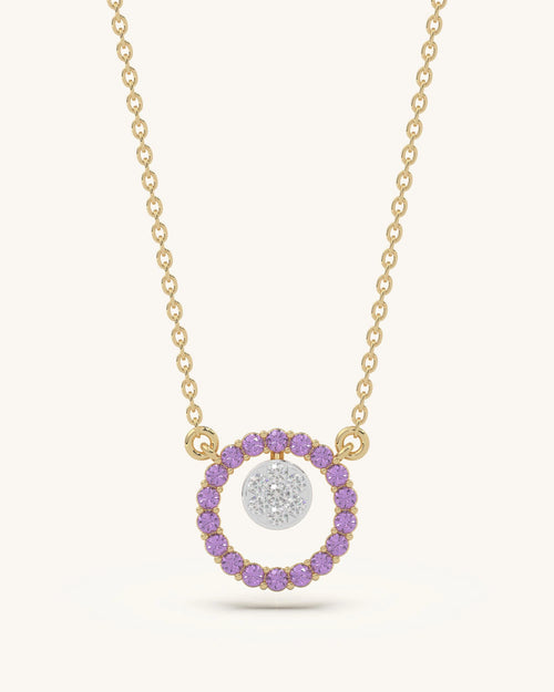pink necklace set
