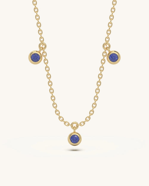  blue stone necklace, 