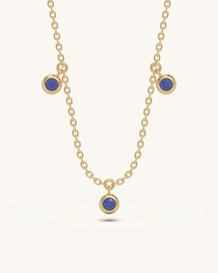  blue stone necklace, 