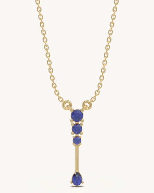 Blue Pendant Necklace 