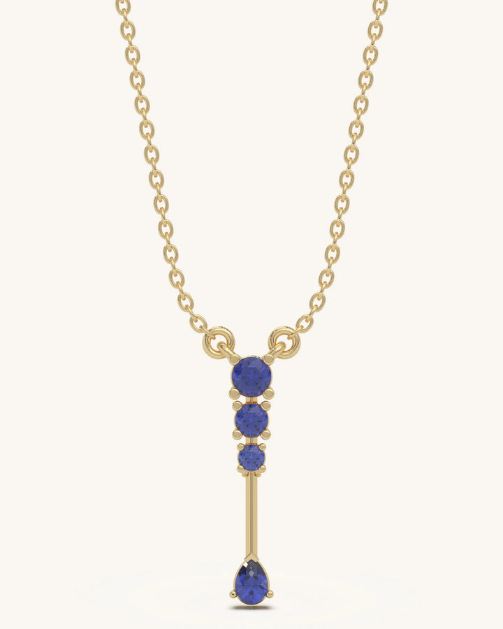 Blue Pendant Necklace 