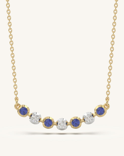 blue stone necklace