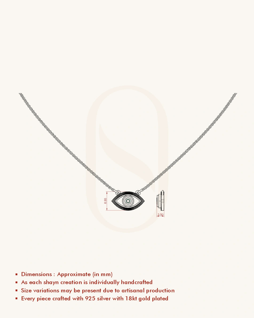 Blue Eye Necklace